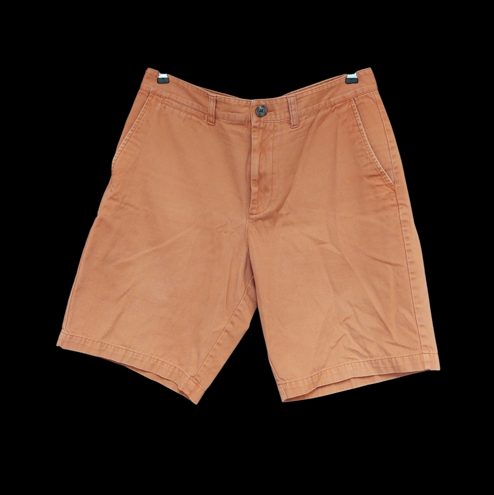 EUC Merona Men's Salmon Flat Front Shorts Size 34